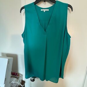 Violet & Claire Teal Sleeveless Blouse